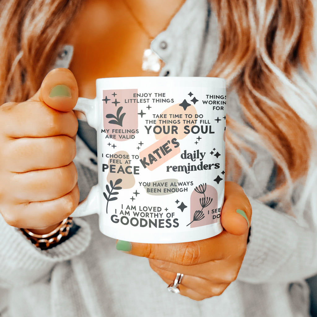 Personalised Positive Affirmation Mug