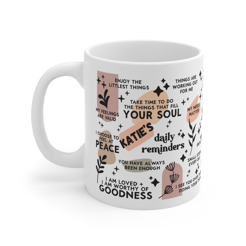 Personalised Positive Affirmation Mug