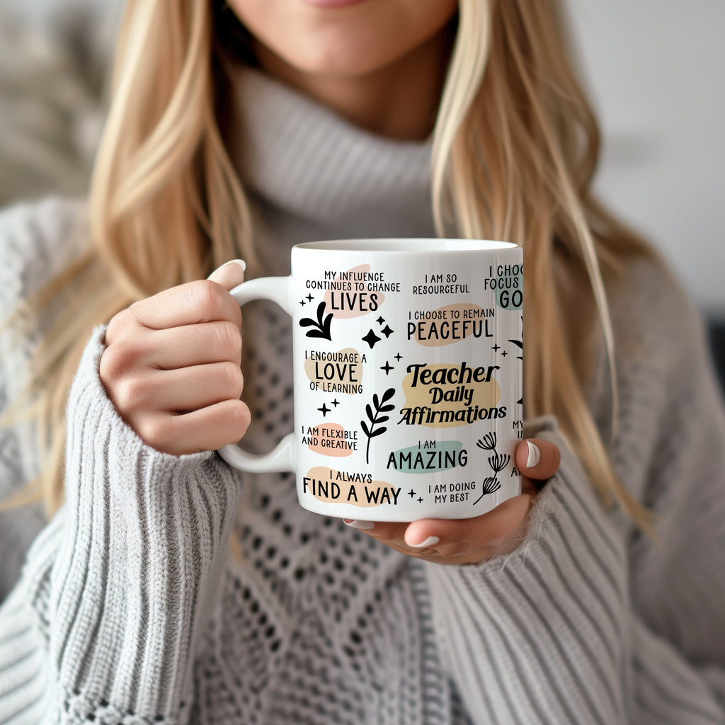 Teacher Daily Affirmations Mug