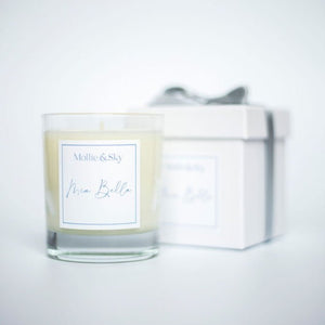 Mia Bella luxury candle oud and jasmine - Mollie & Sky