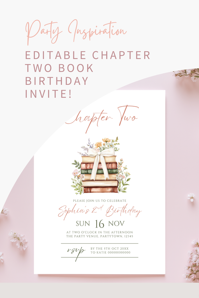 Chapter Two 2nd Birthday Invitation