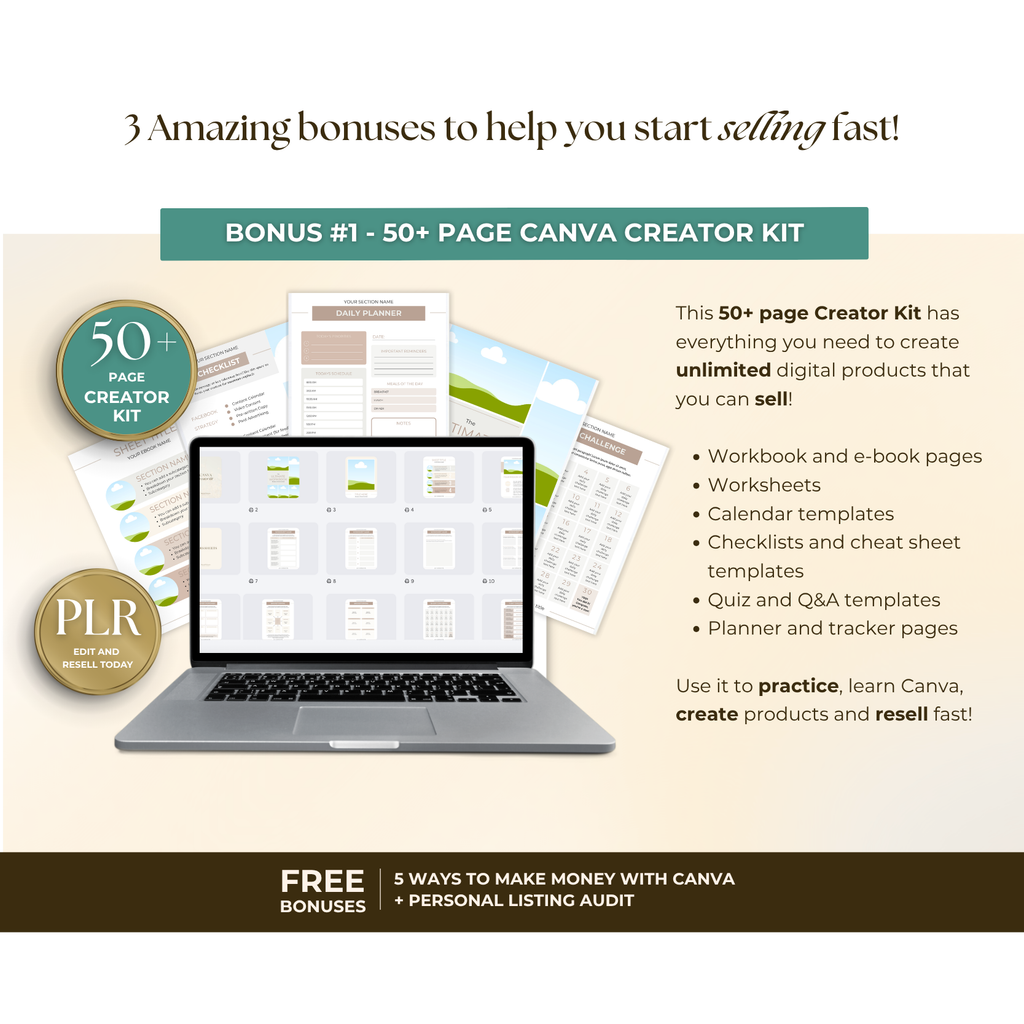 Canva Crash Course for Beginners (With PLR / Resell Rights)