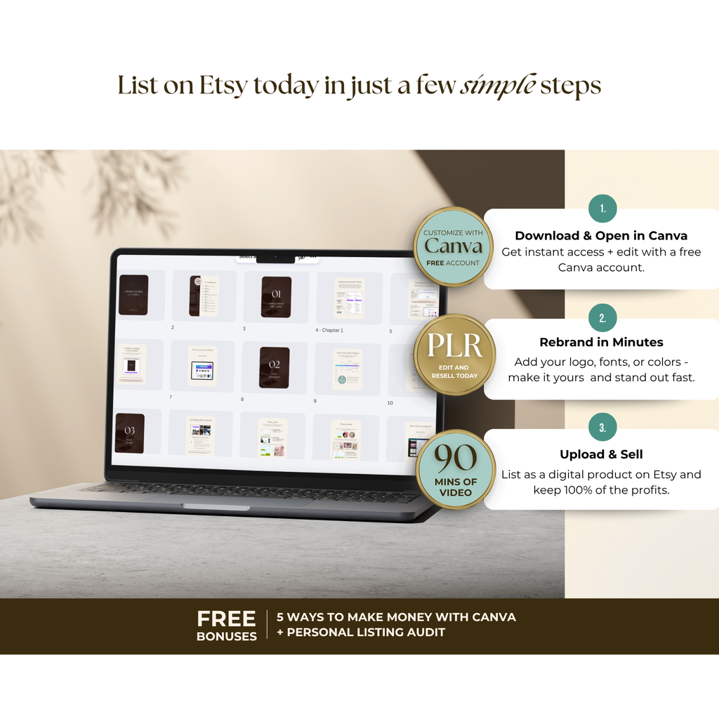 Canva Crash Course for Beginners (With PLR / Resell Rights)