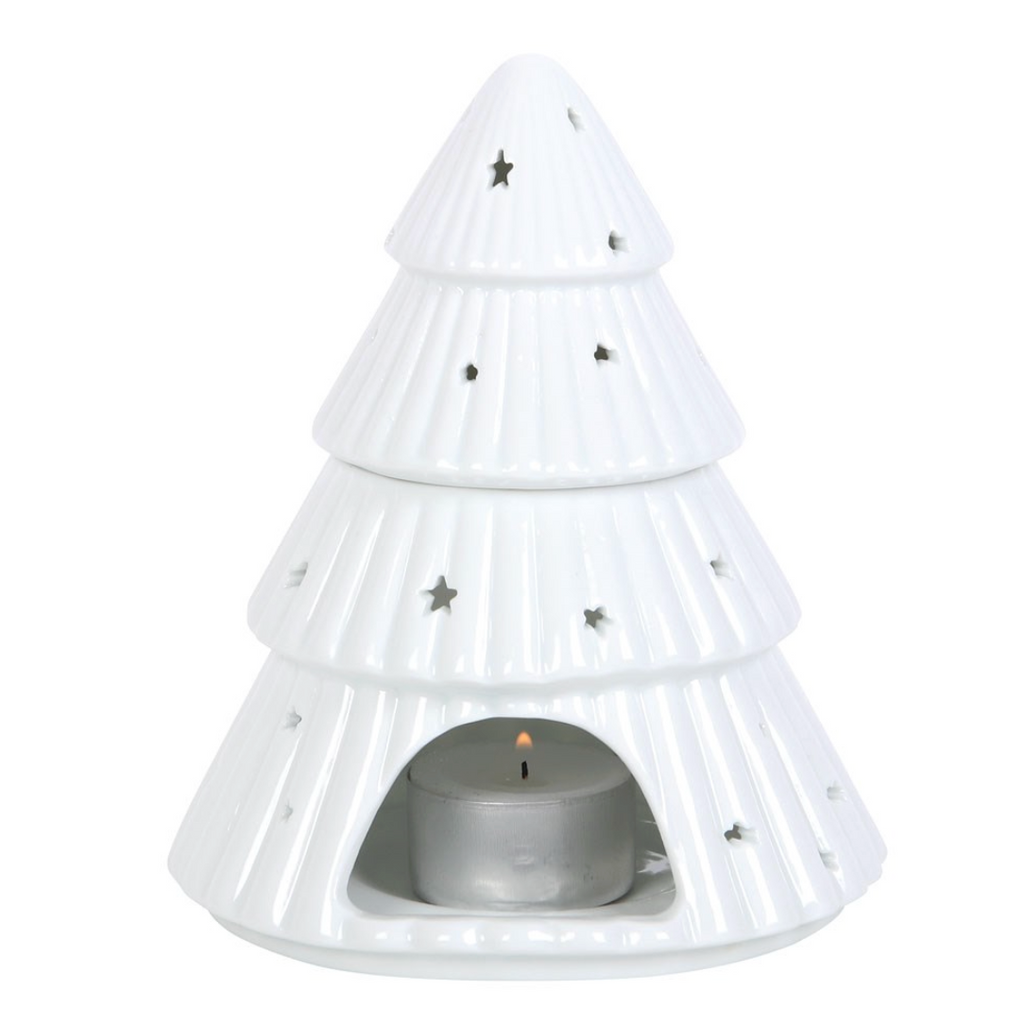 Christmas Tree Wax Melt Burner Set