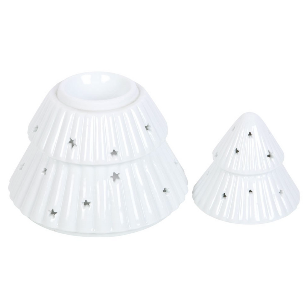 Christmas Tree Wax Melt Burner Set