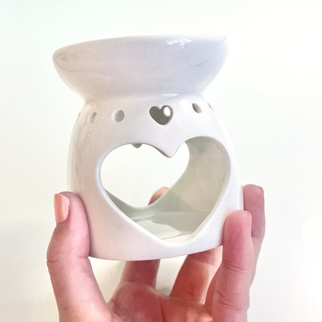 Heart Wax Melt Burner and Wax Melts Set