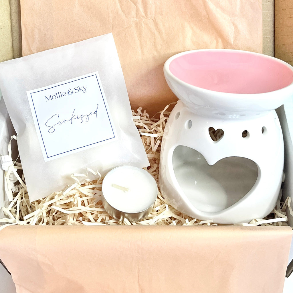 Heart Wax Melt Burner Set - Mollie & Sky