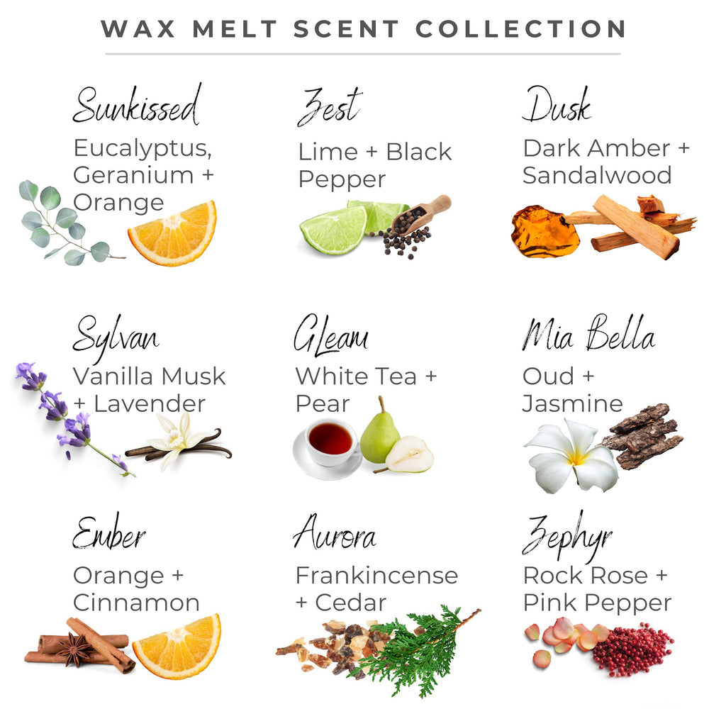 Heart Wax Melt Burner Set