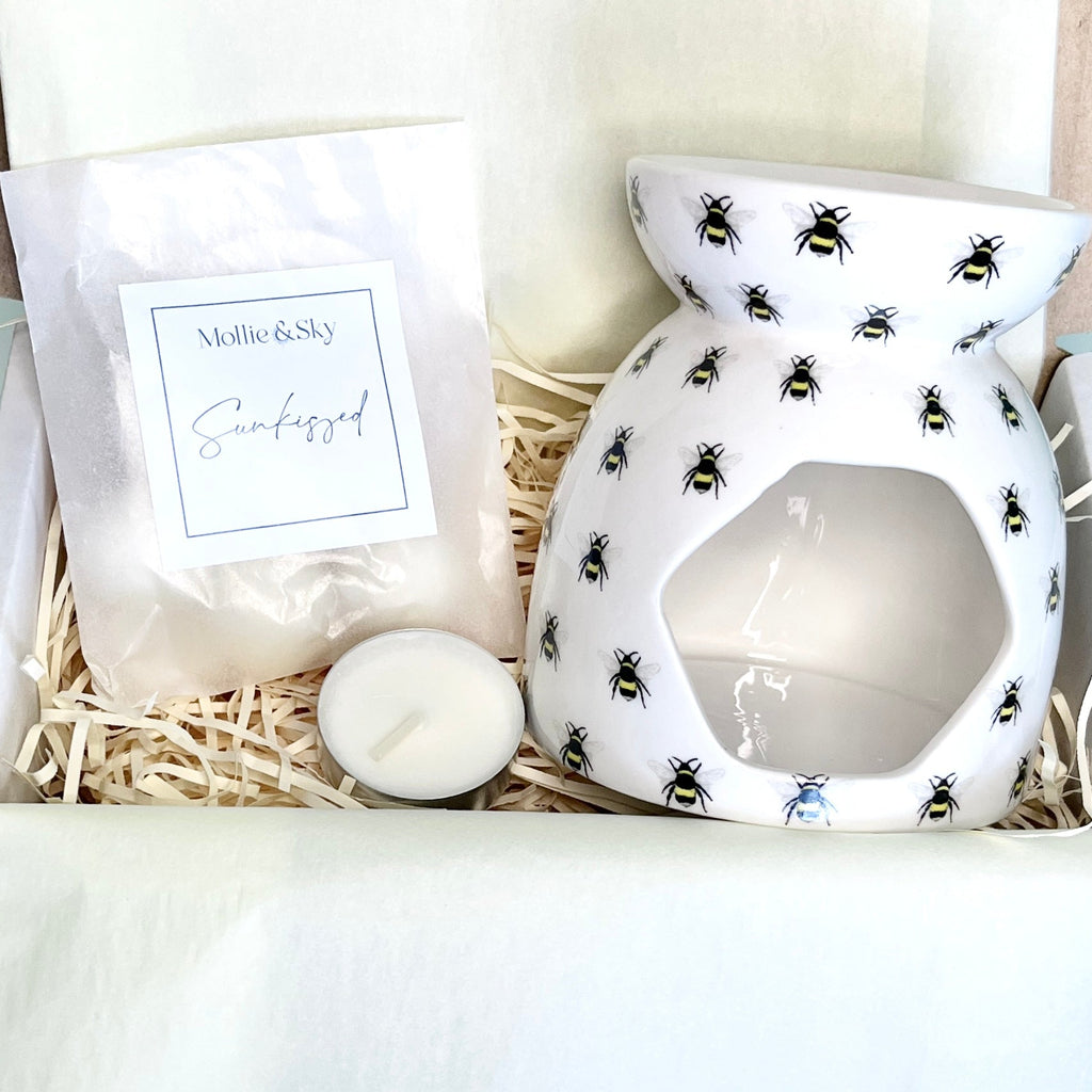 Nature Inspired Wax Melt Burner and Wax Melts Set