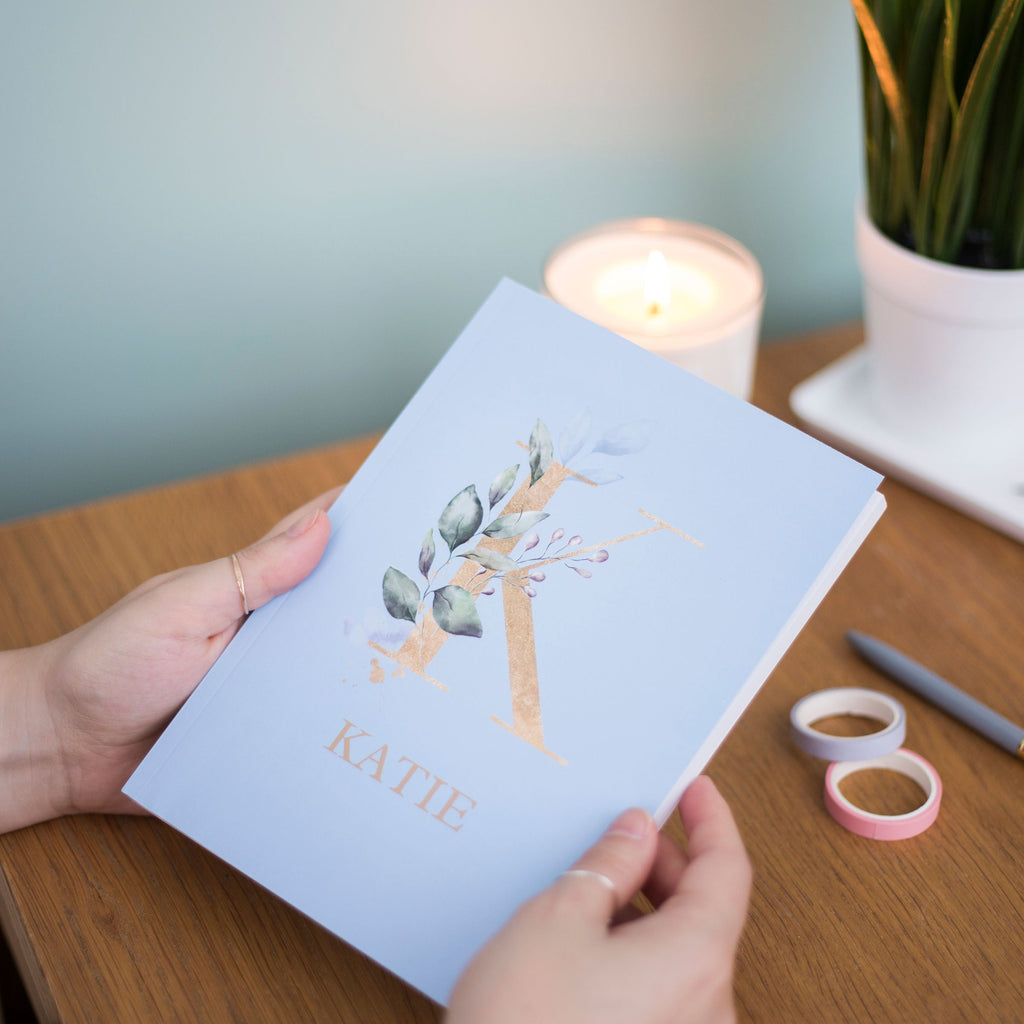 Personalised Initial Notebook