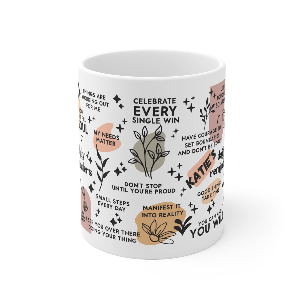 Personalised Positive Affirmation Mug