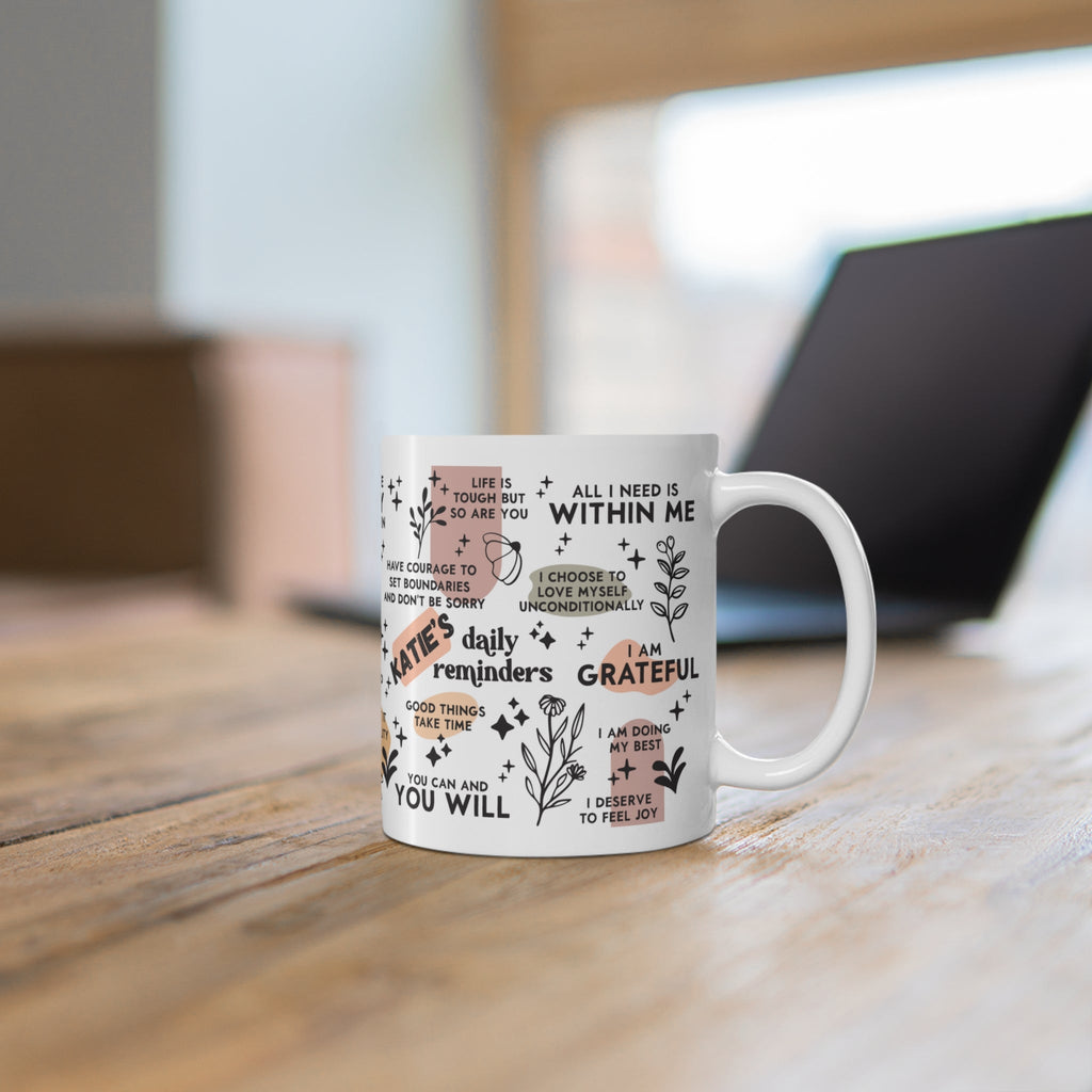 Personalised Positive Affirmation Mug