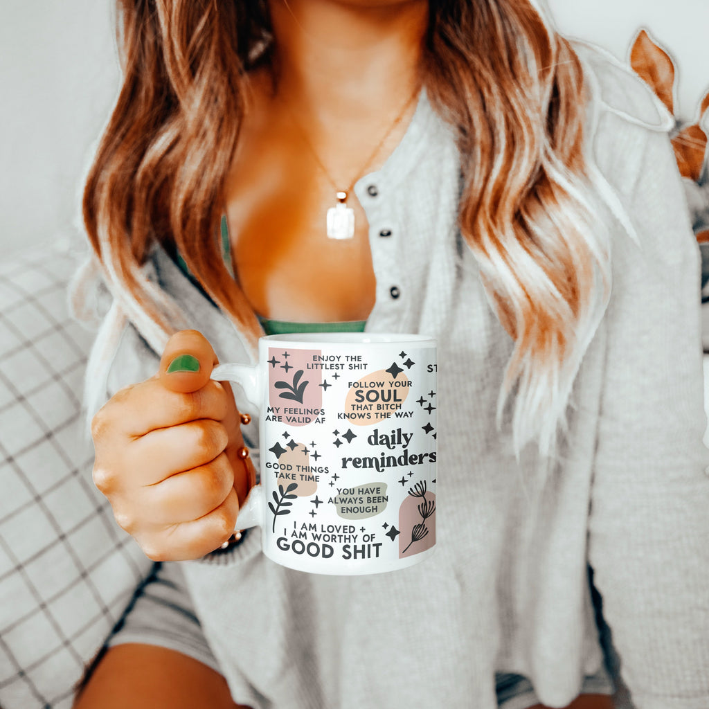 Personalised Sweary Affirmation Mug