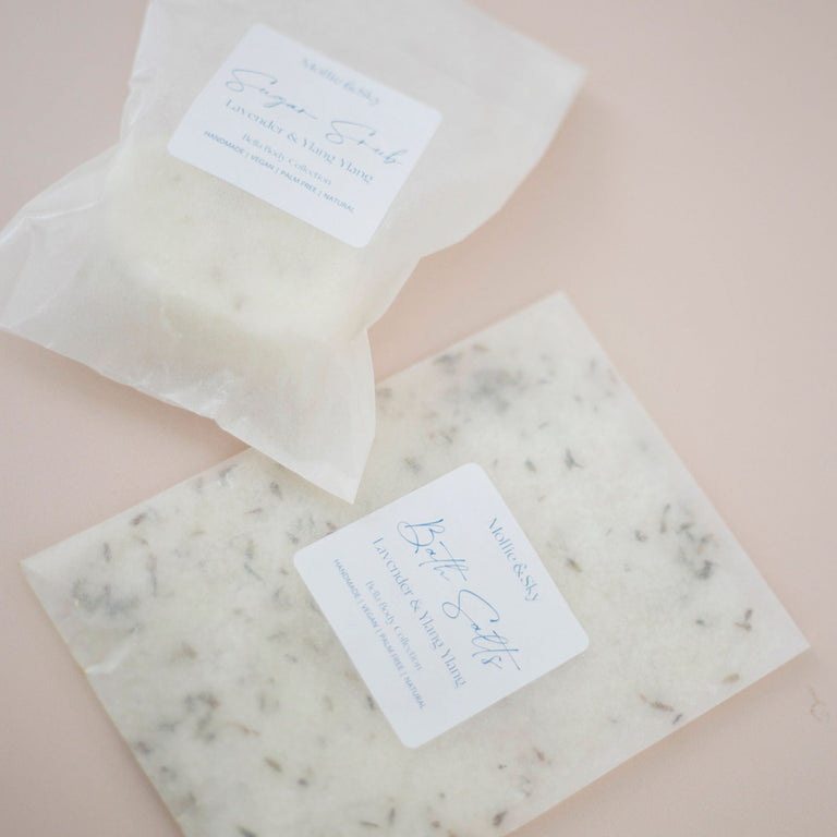 Spa Bath Salts and Sugar Scrub Set