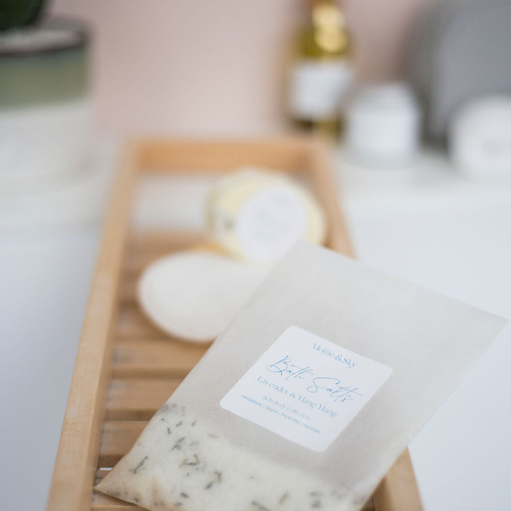 Spa Bath Salts and Sugar Scrub Set