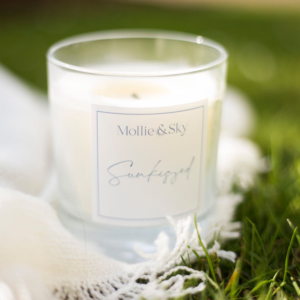 Sunkissed Candle (eucalyptus, geranium + orange)