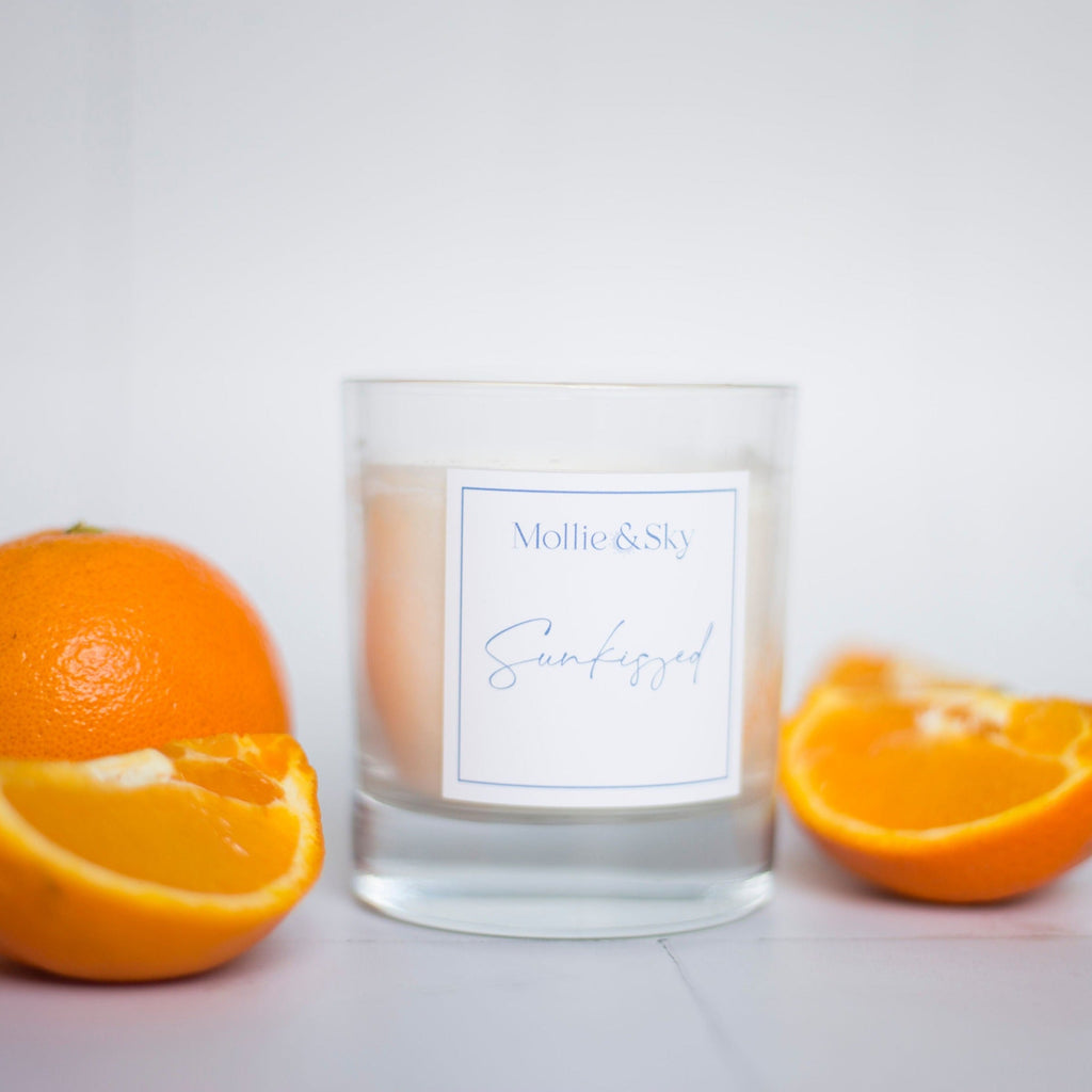 Sunkissed Candle (eucalyptus, geranium + orange)