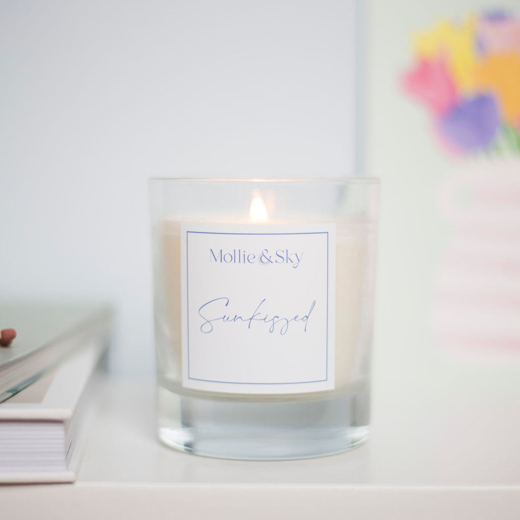 Sunkissed Candle (eucalyptus, geranium + orange)