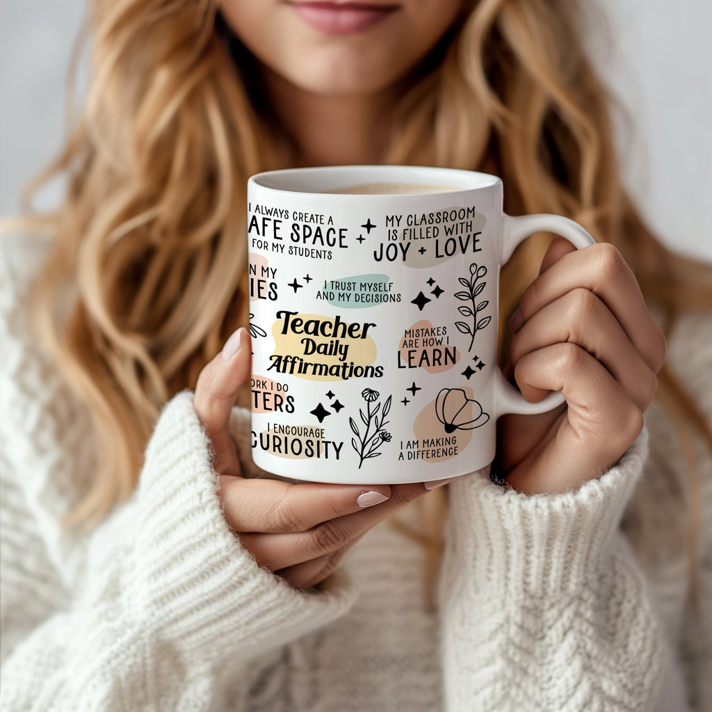 Teacher Daily Affirmations Mug
