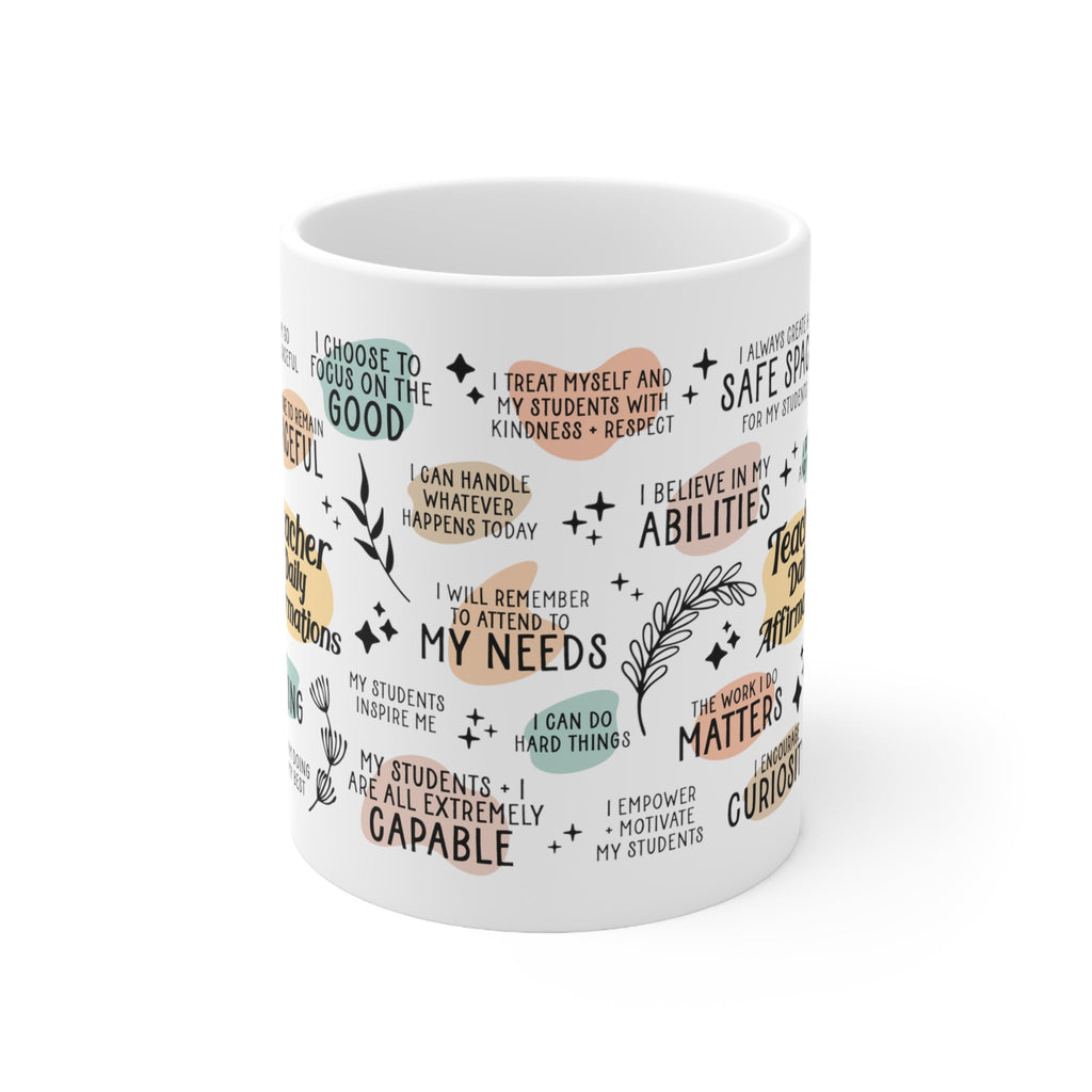 Teacher Daily Affirmations Mug