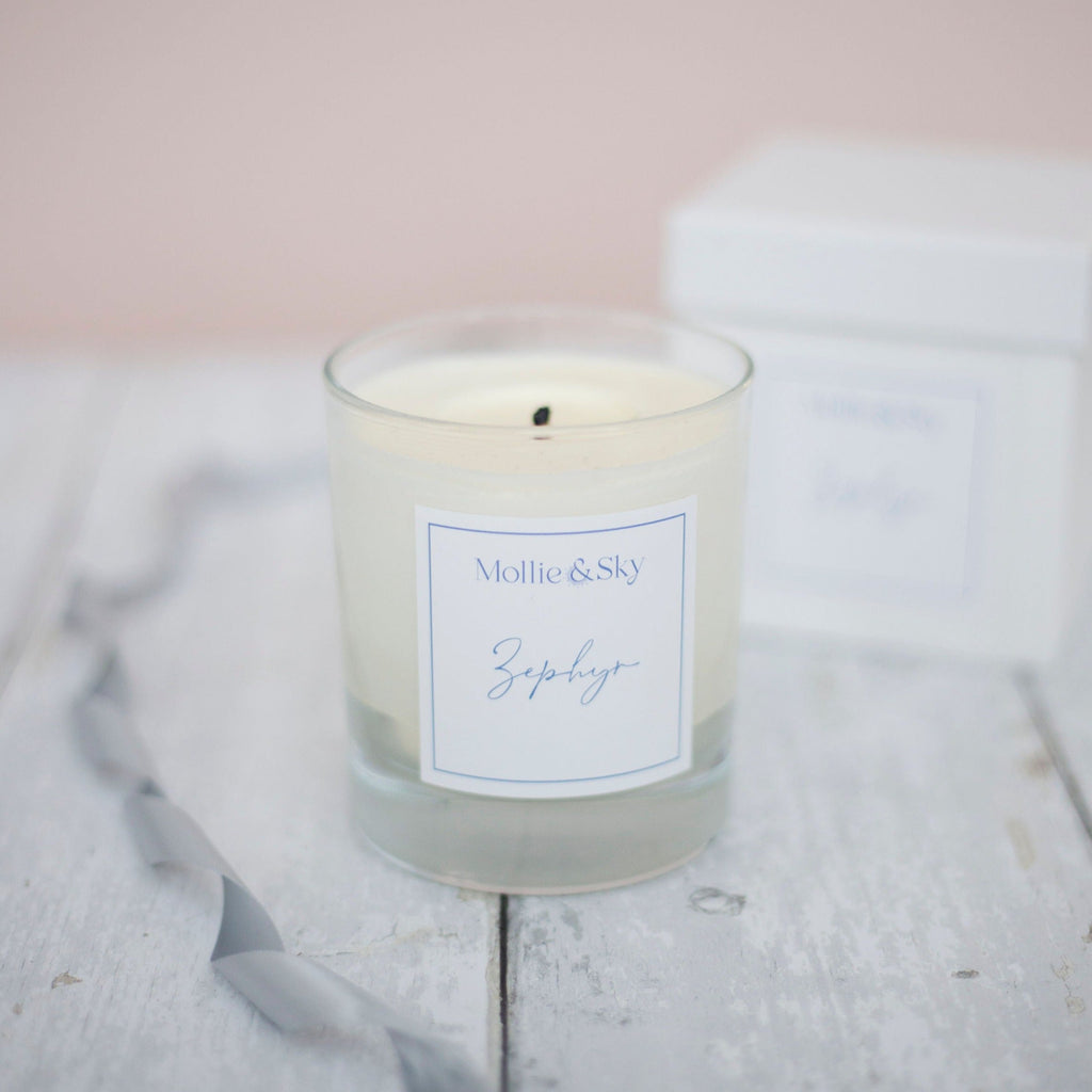 Zephyr Candle (rock rose + pink pepper)