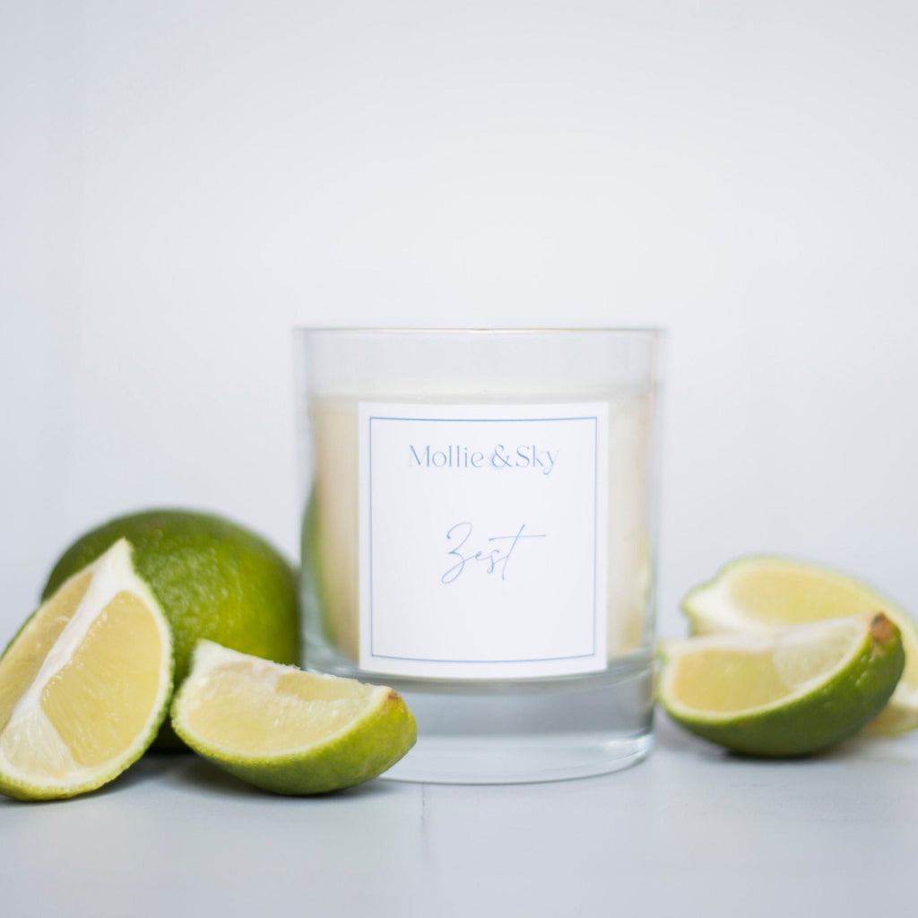 Zest Candle (lime + black pepper)