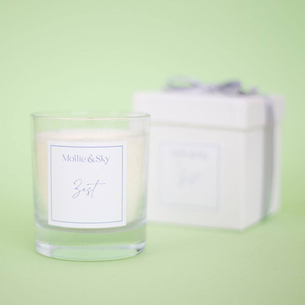 Zest Candle (lime + black pepper)