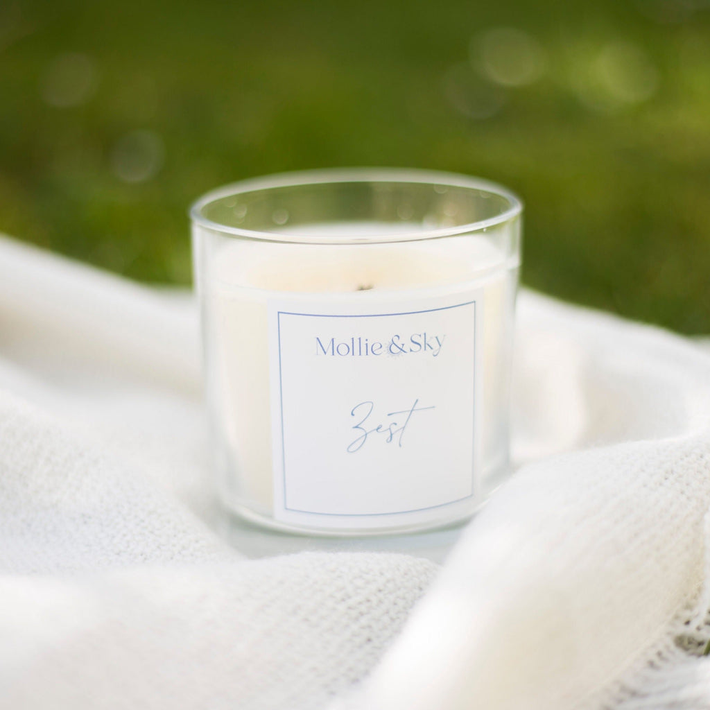 Zest Candle (lime + black pepper)