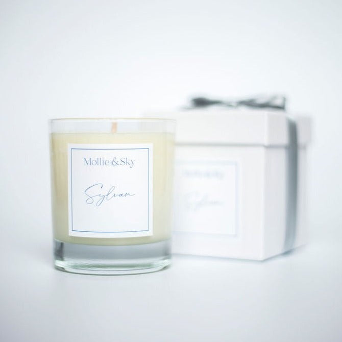 Sylvan Candle (vanilla musk + lavender)