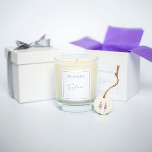 Open image in slideshow, Sylvan luxury candle vanilla musk and lavender - Mollie &amp; Sky
