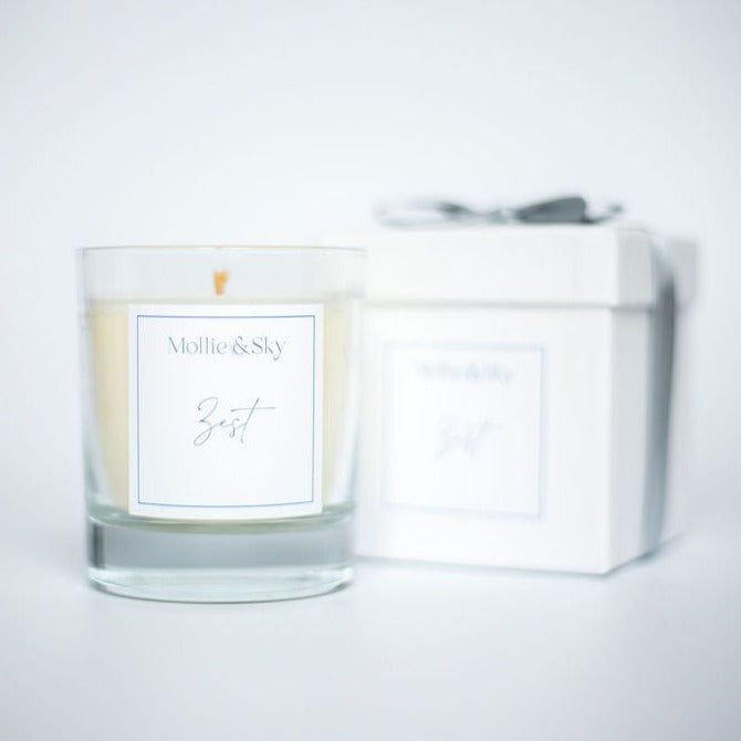 Zest Candle (lime + black pepper)